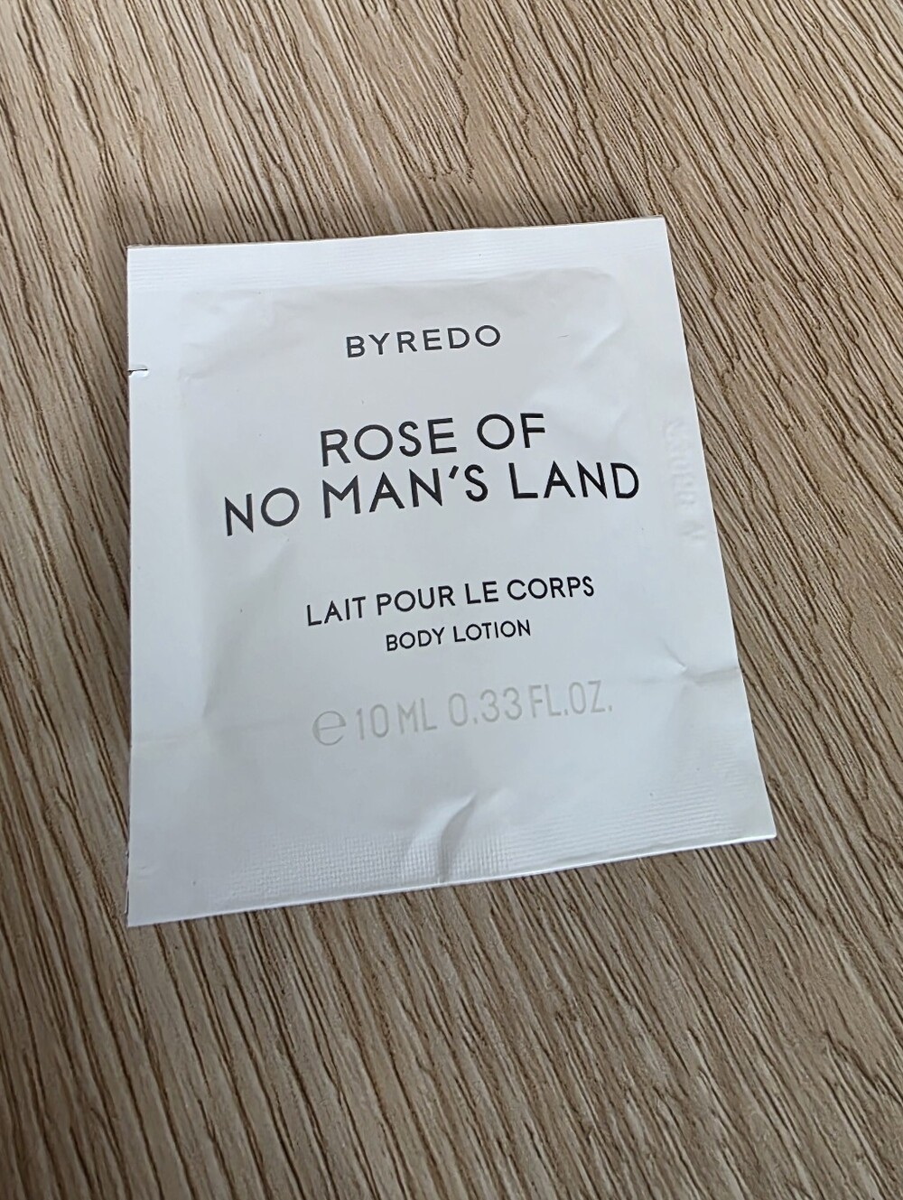 Byredo Rose Of No Man's Land Body Lotion 10 ml sample packet - Picture 1 of 2